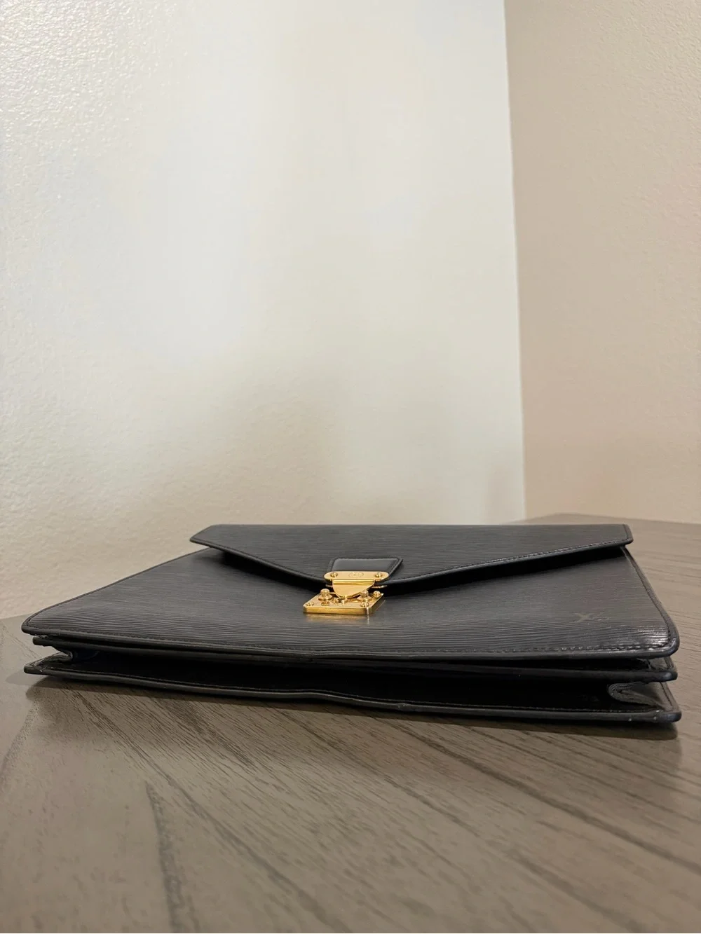 Louis Vuitton Black Epi Leather Briefcase